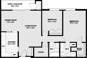 The Oak (2 BD)